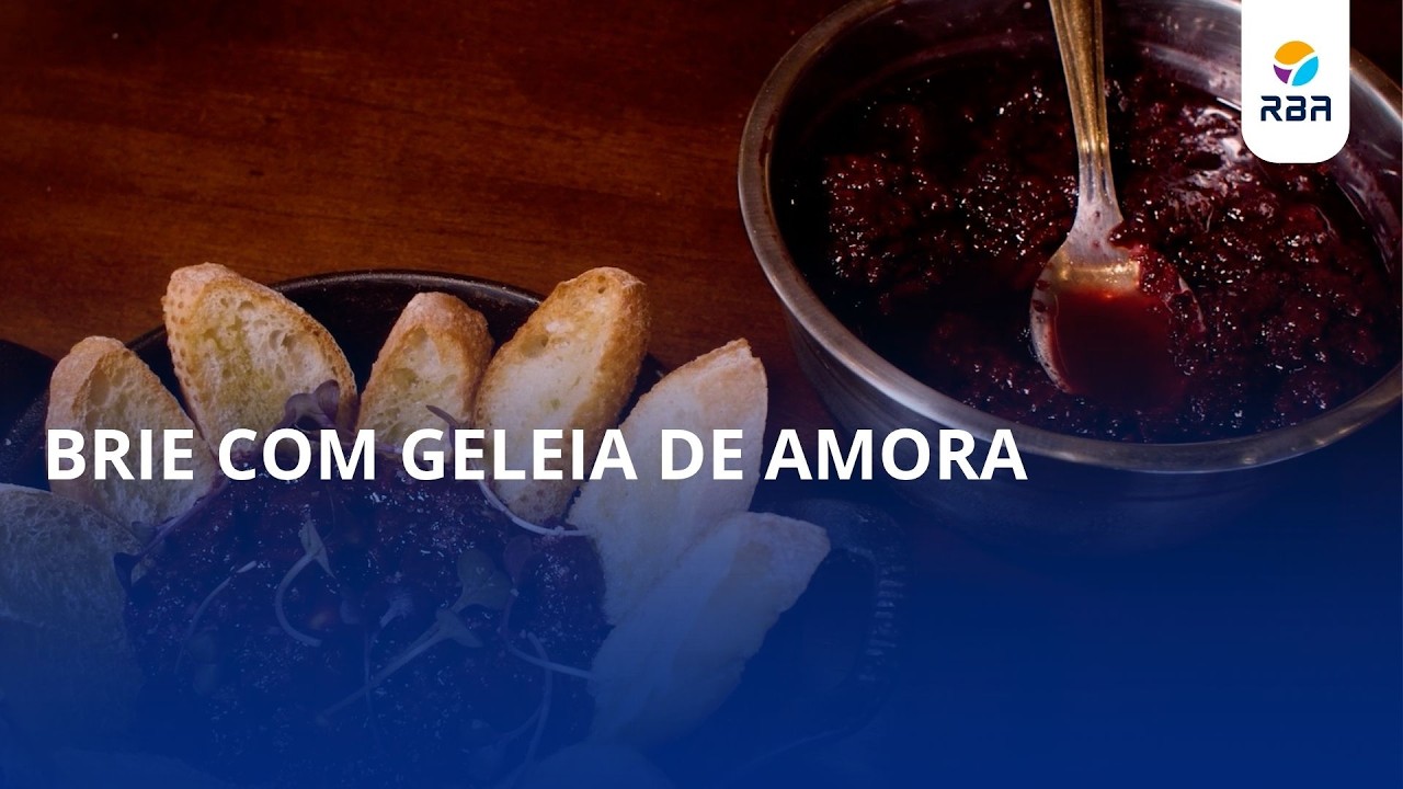 Brie com geleia de amora: combinação que surpreende