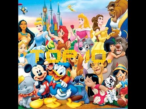 "Speciale 10" Top 10. Migliori canzoni Disney