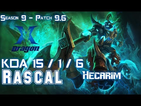 KZ Rascal HECARIM vs RIVEN Top - Patch 9.6 KR Ranked