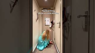 Cruise safety advice for women traveling alone. Anything can happen, so be prepared. #shorts #safe