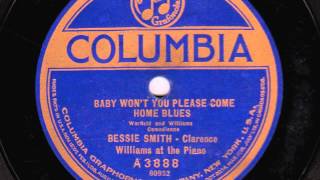 Baby Won&#39;t You Please Come Home Blues [10 inch] - Bessie Smith with Clarence Williams at the Piano