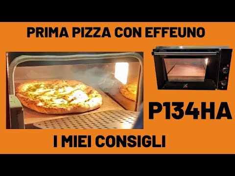 Effeuno P134HA high room my advice and my first pizza with this oven!