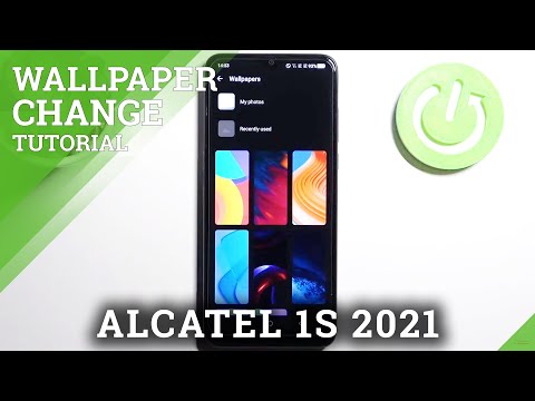 How to Change Wallpaper in Alcatel 1S 2021  – Find Wallpaper Section