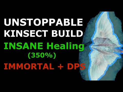 MHW Kinsect Only Build - Insane healing/defence, and Surprisingly Good DPS too