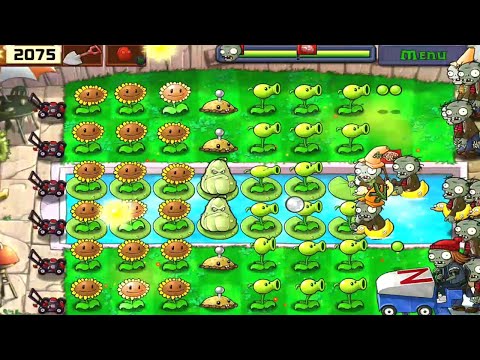 Plants Vs Zombies Free Adventure - Pool Level 5 & 6 | Gameplay Android