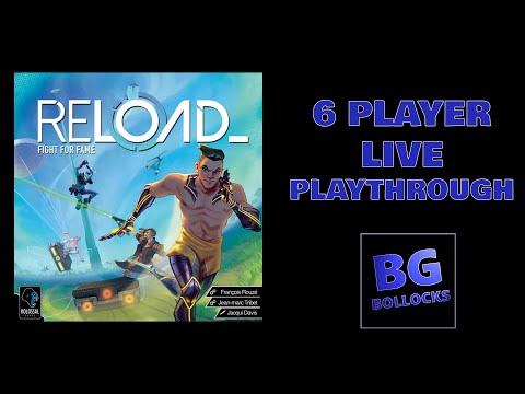 Reload Board Game - 6 Player Playthrough