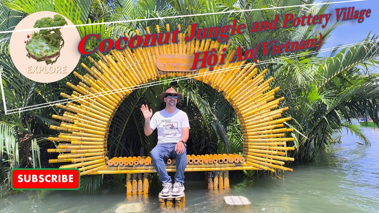 A tourist visits Thanh Ha Pottery Village, exploring its rich pottery traditions.