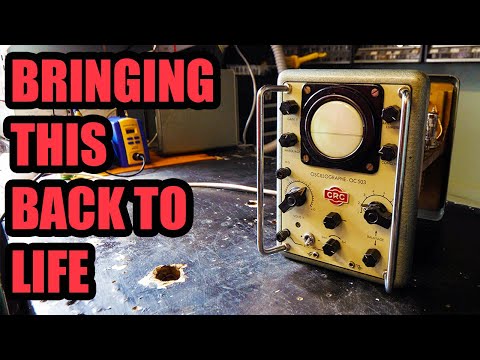 Quickly Repairing A 1960's French Oscilloscope