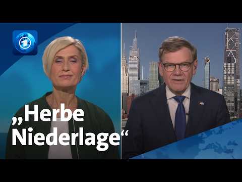 Video Thumbnail: Deutschland scheitert bei UN-Wahl: Außenminister Wadephul enttäuscht | tagesthemen-interview