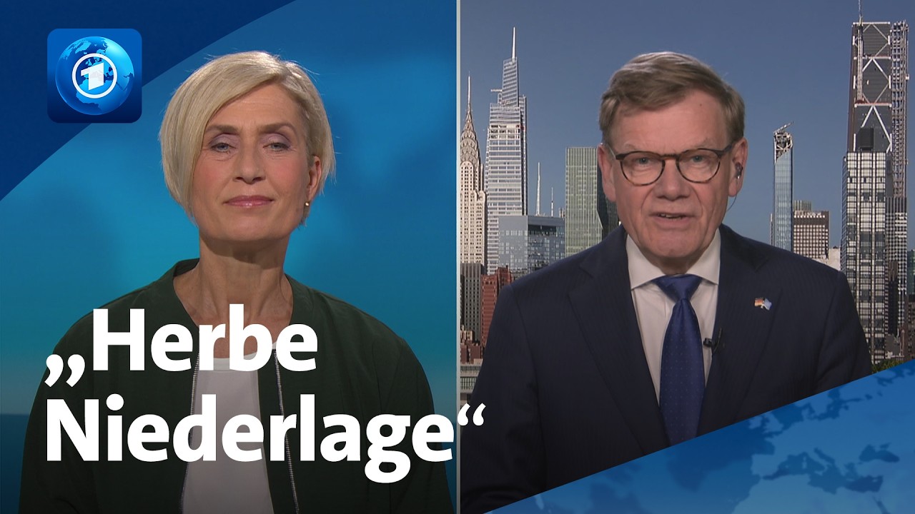 Deutschland scheitert bei UN-Wahl: Außenminister Wadephul enttäuscht | tagesthemen-interview