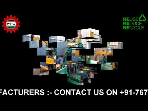 Plastic Waste Processing Machine