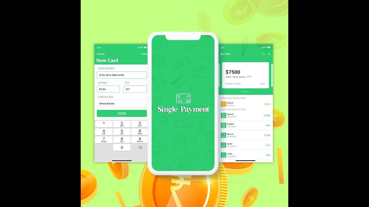 Bill Payment App #UI #UX Layout Design To Pay Your Bill in Single App