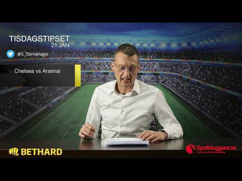 Speltips: Chelsea - Arsenal & Bournemouth - Brighton 21/1