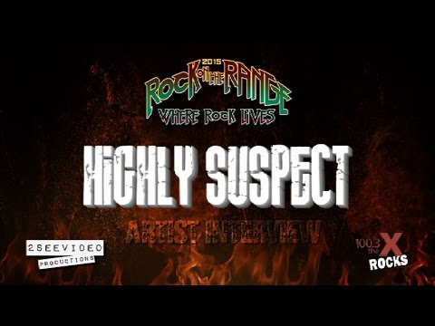 Highly Suspect - Rock on the Range interview with 100.3 The X Rocks 2015