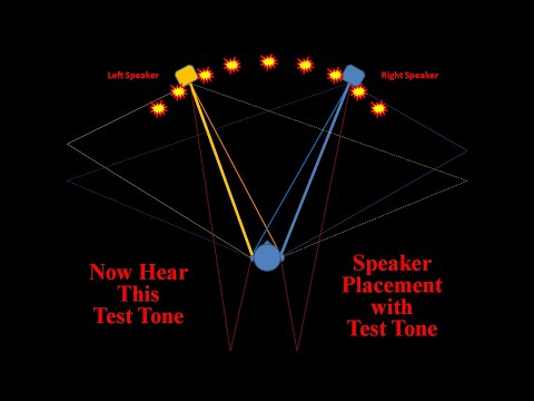 Speaker Placement with Test Tone