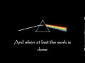 Pink Floyd- Speak to me/ Breathe (Lyrics)   