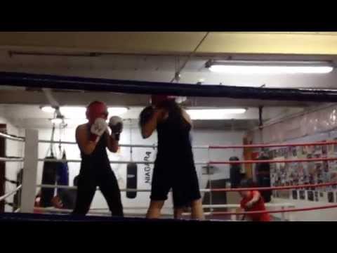 Sparring at Irwin Boxing