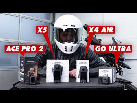 Which Insta360 Camera For Motorcycling In 2026? (Ace Pro 2 vs X5 vs X4 Air vs Go Ultra)