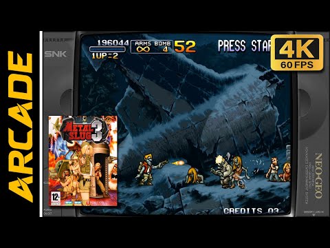 METAL SLUG 3 - 4K 60FPS Upscaling - SNK NEO GEO COIN-OP [2000]
