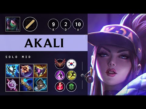 Akali Mid vs Syndra - KR Grandmaster Patch 25.13