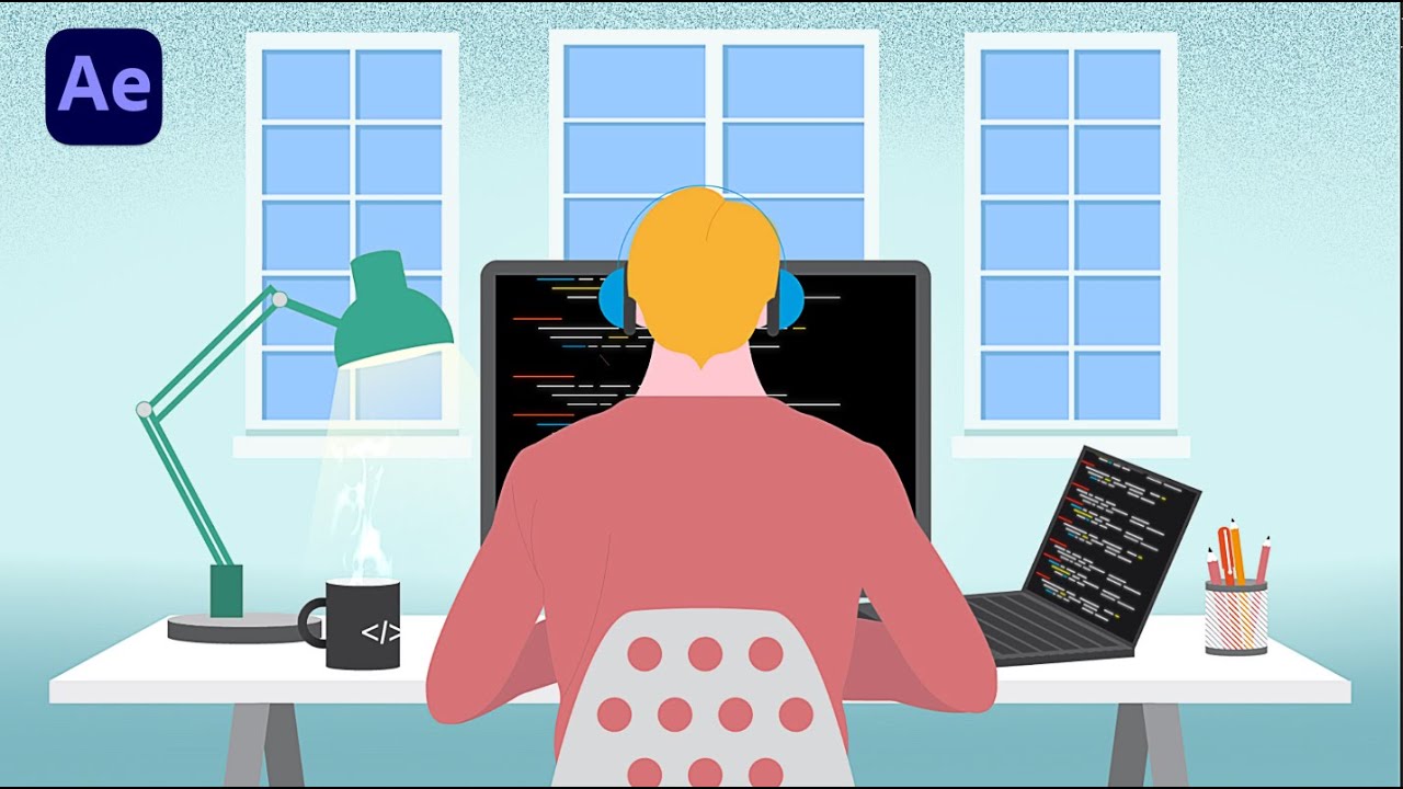 Create Hacker Animation in After Effects Tutorial