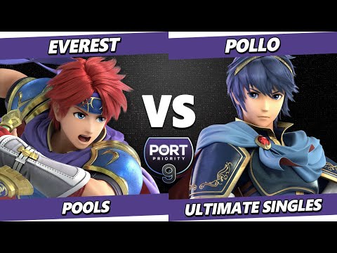 Port Priority 9 - Everest (Roy) Vs. Pollo (Marth) Smash Ultimate - SSBU