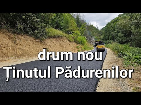 Drumul Govajdia- Runcu mare,  în șantier,  asfaltare