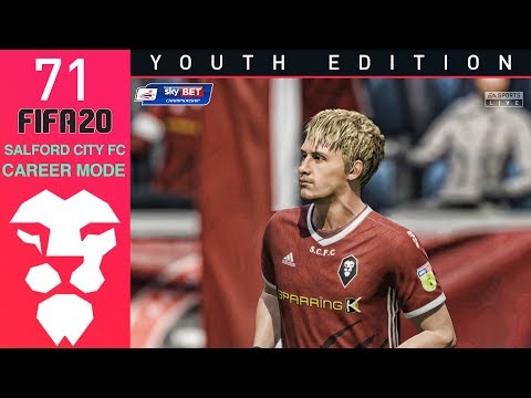 Fifa 20 Youth Academy Career Mode Ep 71 - GOALS GOALS GOALS!!! - Salford City - Youth Edition