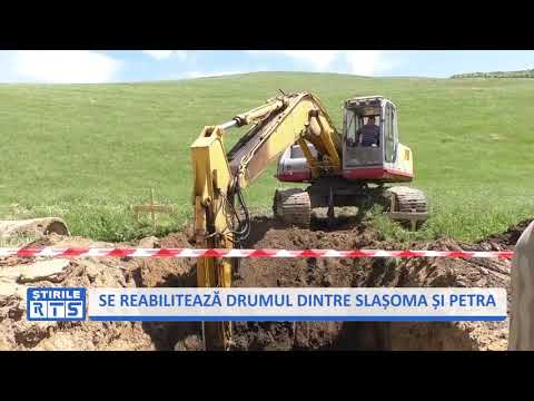 SE REABILITEAZĂ DRUMUL DINTRE SLAȘOMA ȘI PETRA