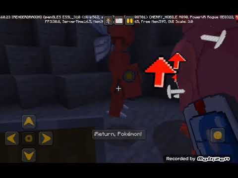 How to catch legendaries in SERP Pokedrock addon || Minecraft Showcase (Read Description)