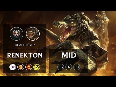 Renekton Mid vs Irelia - KR Challenger Patch 9.1