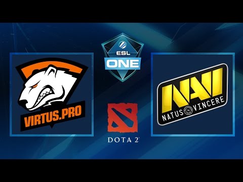 Dota 2 - Virtus.Pro vs. NaVi - Game 1 - ESL One Frankfurt 2016 - Groupstage