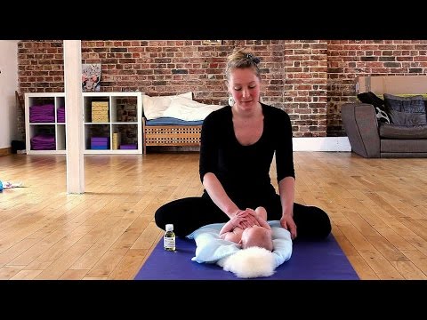 Baby Massage for Colds Congestion Relieve and Help Symptoms with Baby Massage