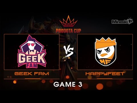 Geek Fam vs HappyFeet | Pro Dota Cup | Grand Finals  | Best of 5 | Game 3