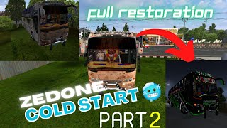 Zedone restoration part 2 | BUSSID | NEW BUS | DUDE BOY #bussid #zedone #restoration #trending