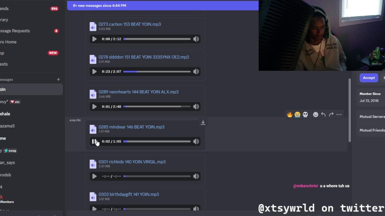 recording cause why not? its teen angst