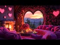 Cozy Pink Room Ambience Romantic Jazz Crackling Fireplace For A Dreamy Valentine S Day 2025
