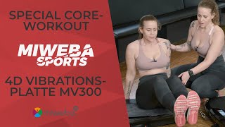 Special Core WORKOUT 🤸 - Vibrationsplatte MV300 4D - Squattwins | Miweba [Deutsch]