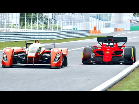 Ferarri F1 2022 vs Red Bull X2010 at Monza GP