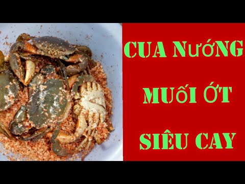 Cua nướng muối ớt
