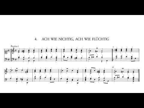 Böhm: Partita "Ach, wie nichtig, ach, wie flüchtig"