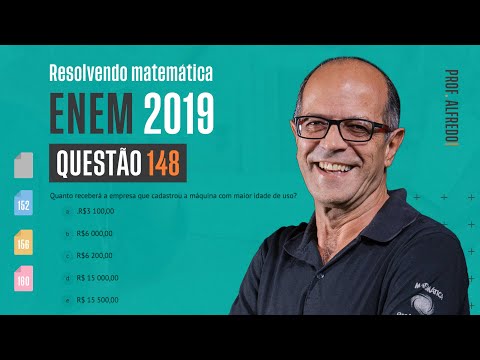 ✅ MATEMÁTICA ENEM 2019: Questão 148 (RESOLVIDA)