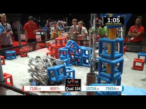 2015 VRC-MS Oppo Q104 -  (718E 1073A) 40-Opportunity Div-VRC Middle School-VEX Worlds 2015