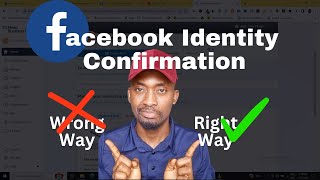Facebook Identity Confirmation 2024 UPDATED | How To Confirm Identity On Facebook 2024 The Right Way
