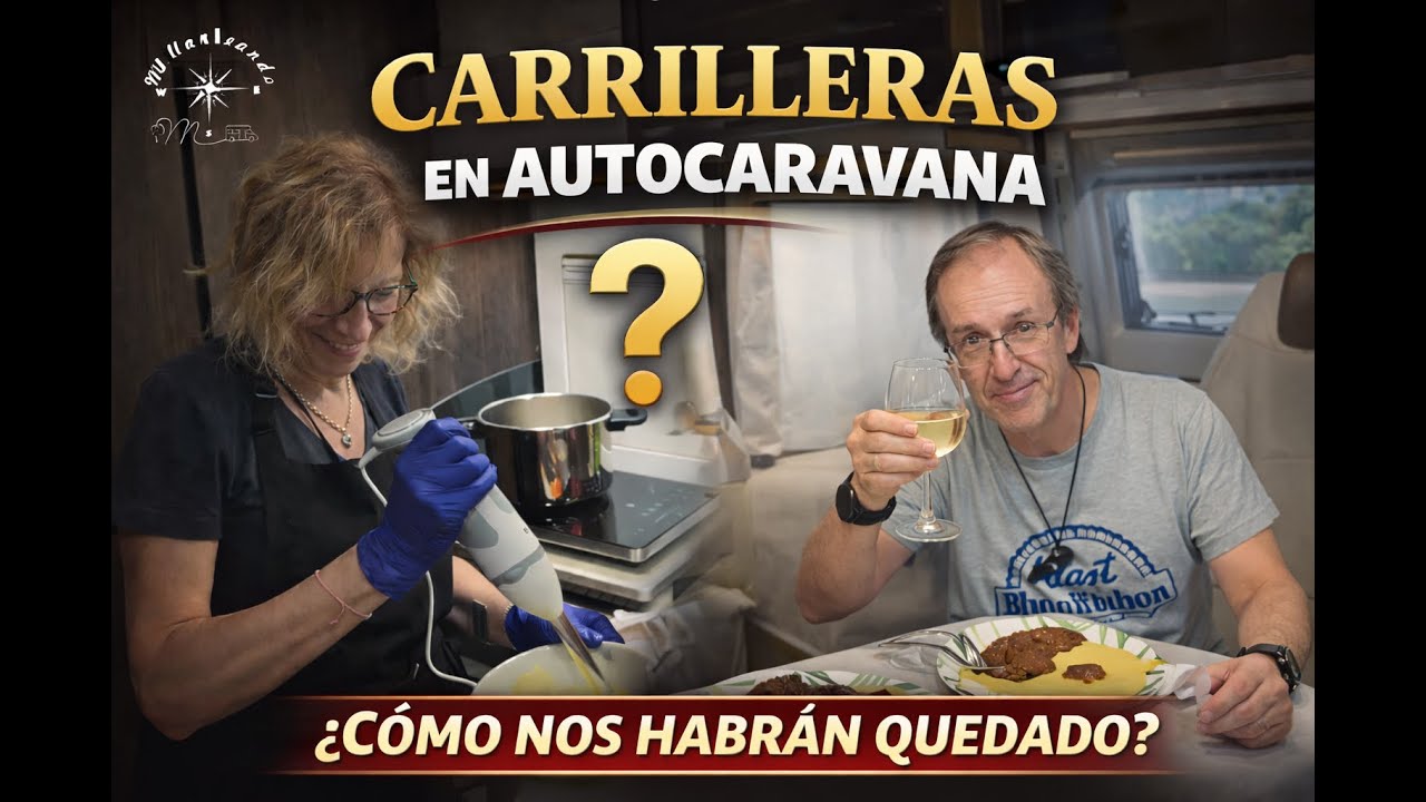 Carrilleras de cerdo en autocaravana 🚐 | ¿Nos quedaron de restaurante o supervivencia? | Millaneando