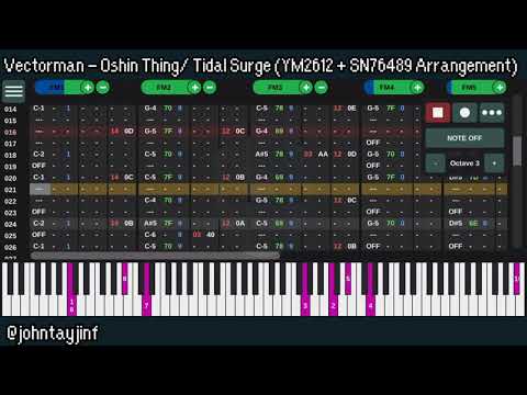 Vectorman - Oshin Thing/ Tidal Surge (YM2612 + SN76489 Arrangement)
