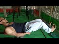 My lower abs training