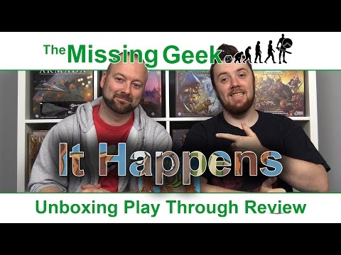 It Happens Unboxing Play Through Review | The Missing Geek 