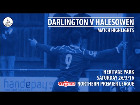 HIGHLIGHTS | Darlington 2-1 Halesowen [26/3/16]
