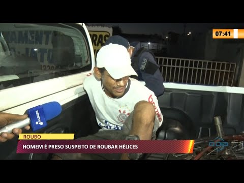 Homem é preso suspeito de roubar equipamentos de ar condicionados em paradas de í´nibus 26 07 2021
